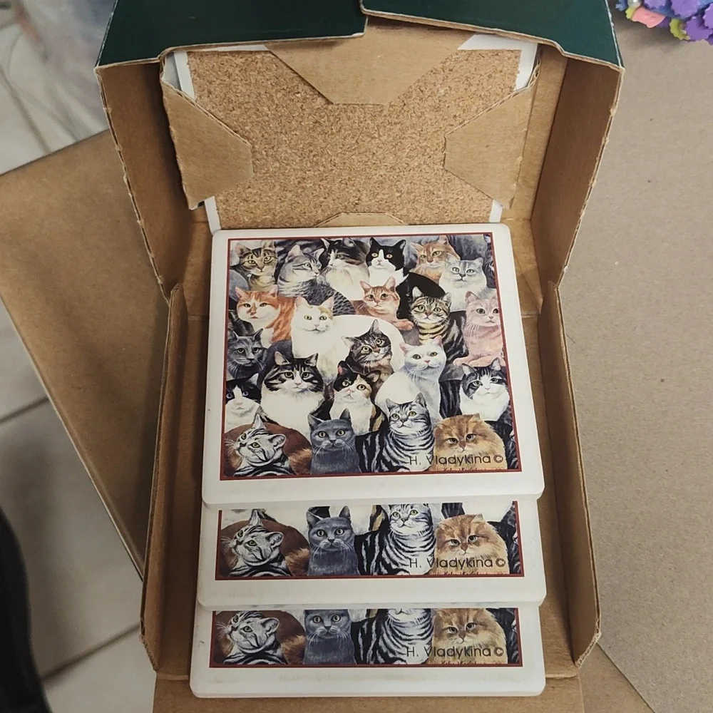 Four Coaster Set - Picture 2 of 4
